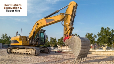 Kev Curtains Excavation & Tipper Hire Hero Image
