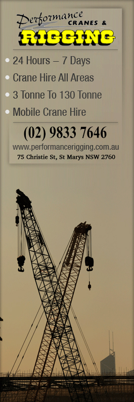 Performance Cranes and Rigging