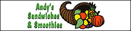 Andy's Sandwiches & Smoothies logo