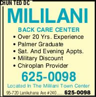 Mililani Back Care Center