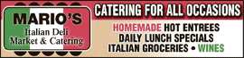 Mario's Italian Deli & Catering logo