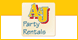 A & J Party Rentals logo