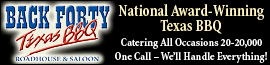 Back Forty Texas BBQ Roadhouse & Saloon logo