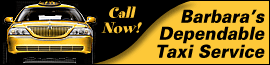 Barbara's Dependable Taxi Service logo
