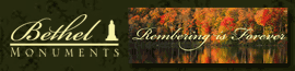 Bethel Monuments logo