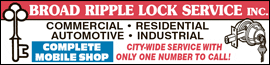 Broad Ripple Lock Service logo