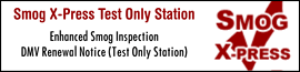Smog X-Press Test Only Station logo