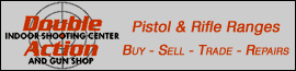 Double Action Indoor Shooting Center & Gun Shop logo