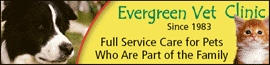 Evergreen Veterinary Clinic logo