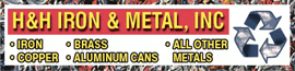 H & H Iron & Metal logo
