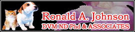 Johnson Ronald A DVM ND PhD & Associates logo