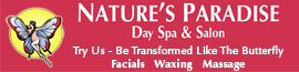 Nature's Paradise Day Spa logo