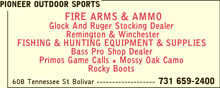 Pioneer Outdoor Sports