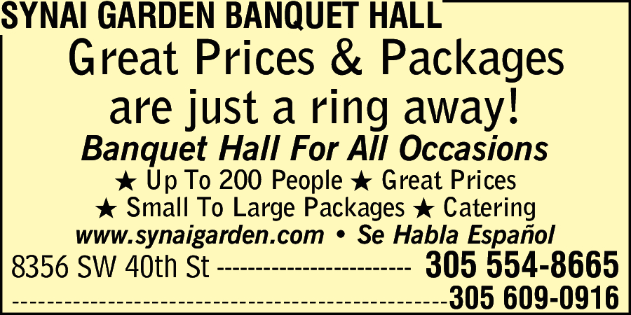 Synai Garden Banquet Hall