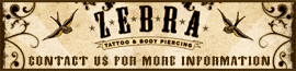 Zebra Tattoo & Body Piercing logo