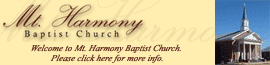 Mt Harmony Baptist Church logo