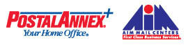 Postal Annex+ & AIM Mail Centers logo