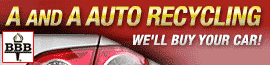 A and A Auto Recycling logo