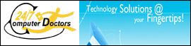 24/7 Computer Doctors logo