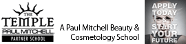 The Temple - A Paul Mitchell Partner School logo