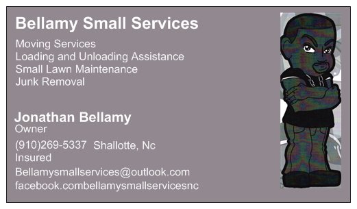 Bellamy Small Services - Shallotte, NC