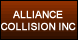 Alliance Collision Inc - Rochester, NY
