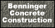 Benninger Concrete Construction LLC - De Forest, WI