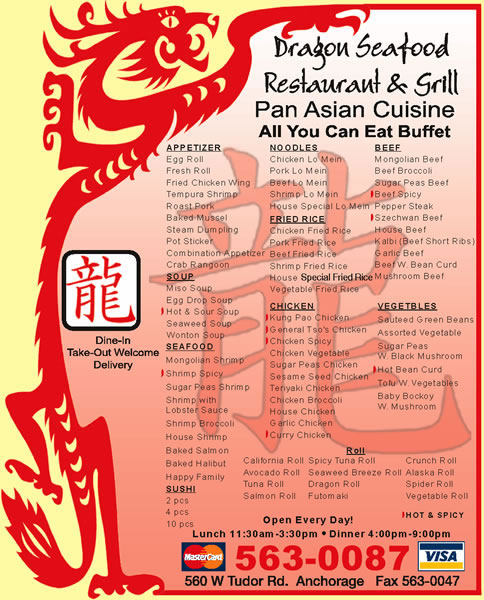 Dragon Seafood Rstrnt & Grill - Anchorage, AK