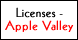 Licenses-Apple Valley - Saint Paul, MN