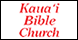 Kauai Bible Church - Kualapuu, HI