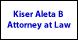 Kiser Aleta B Attorney At Law: Aleta B Kiser - High Point, NC