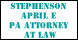 April E Stephenson PA Attorney At Law - Sanford, NC