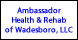 Ambassador Health & Rehab Of Wadesboro - Wadesboro, NC