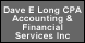 David E Long CPA Accounting & Financial Services Inc - Cincinnati, OH