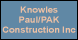 Knowles Paul/PAK Construction Inc - Guilford, NY
