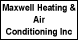 Maxwell Heating & Air Conditioning Inc - Luck, WI