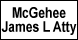 McGehee James L. ATTY: James L McGehee - Stayton, OR