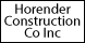 HORENDER CONSTRUCTION CO INC - Fort Plain, NY