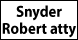 Snyder Robert: Robert Snyder - Sweet Home, OR