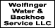 Wolfinger Water & Backhoe Svc - Kaukauna, WI