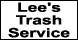 Lee's Trash Service - Russellville, AR