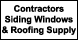 Contractors Siding Windows & Roofing Supply - Lincoln, NE