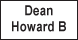 Dean Howard B DDS - Fairfield, OH
