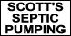 Scott's Septic Pumping - Hayward, WI