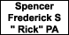 Spencer Frederick S " Rick" PA - Mountain Home, AR