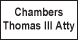 Chambers Thomas III Atty - Homerville, GA