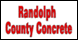 Randolph County Concrete - Wedowee, AL