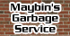 Maybin's Garbage Service - East Flat Rock, NC