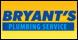 Bryant's Plumbing Svc - Carrollton, GA