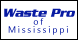 Waste Pro Of Mississippi - Jackson, MS